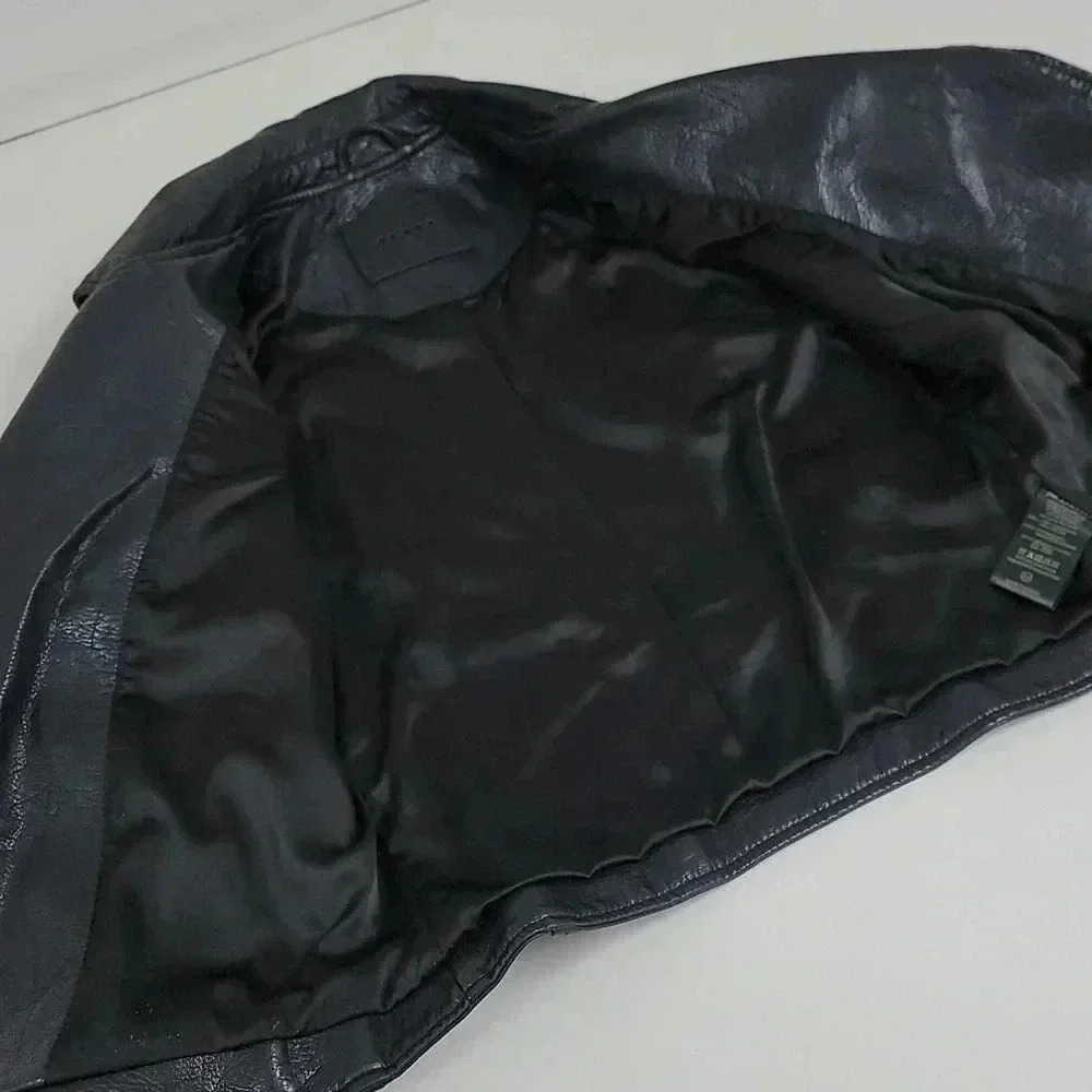 Blank NYC Womens Luxury Clothing Semi Fitted Vegan Leather Motorcycle J… - Picture 9 of 12